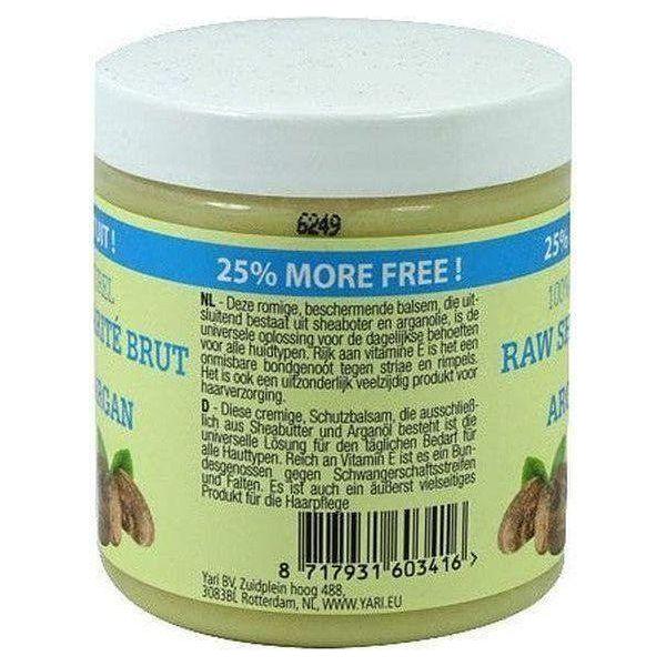 Yari 100% Natürliche Rohe Shea Butter &amp; Arganöl 250 ml - gtwtoporld.com