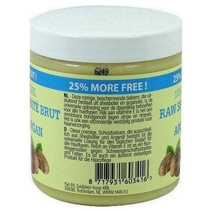 Yari 100% Natürliche Rohe Shea Butter &amp; Arganöl 250 ml - gtwtoporld.com