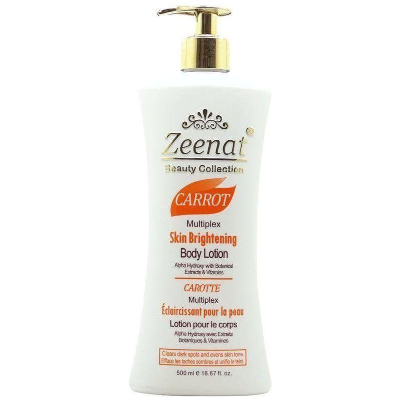 Zeenat Carrot Multiplex Skin Brightening Body Lotion 500Ml - gtwtoporld.com
