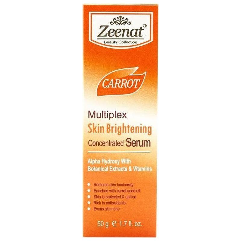 Zeenat Carrot Multiplex Skin Brightening Concetrated Serum 50G - gtwtoporld.com