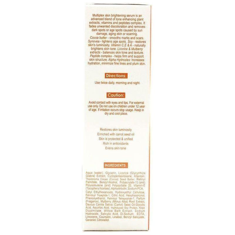 Zeenat Carrot Multiplex Skin Brightening Concetrated Serum 50G - gtwtoporld.com
