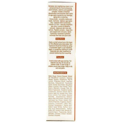 Zeenat Carrot Multiplex Skin Brightening Cream 50G - gtwtoporld.com