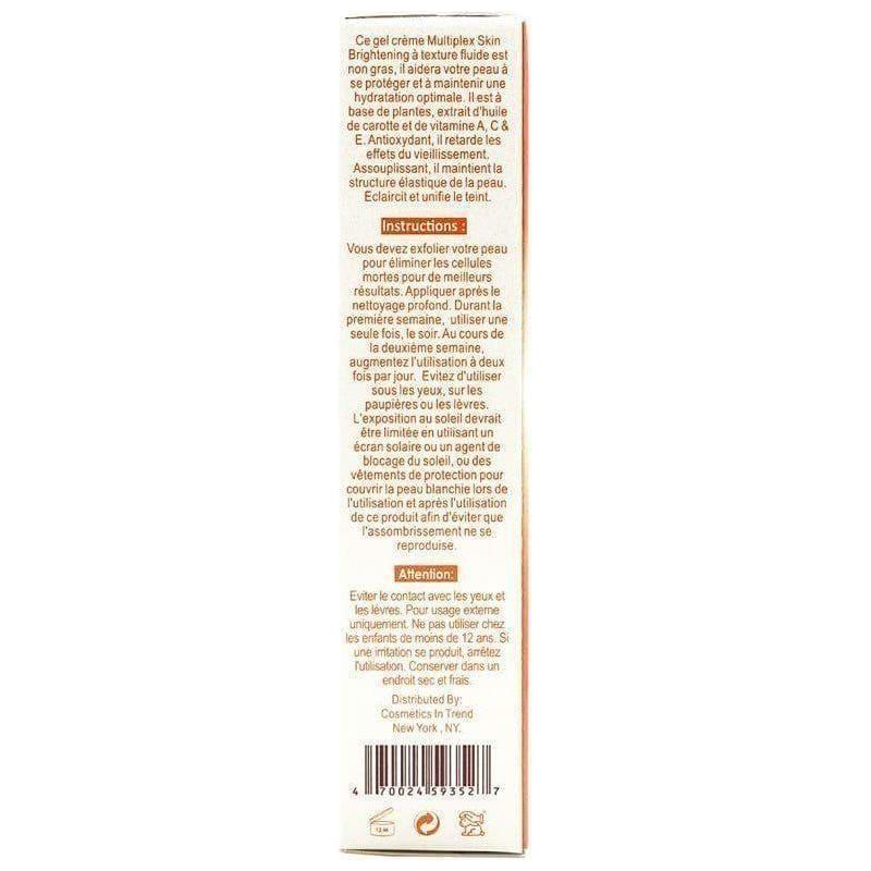 Zeenat Carrot Multiplex Skin Brightening Gel Cream 30G - gtwtoporld.com
