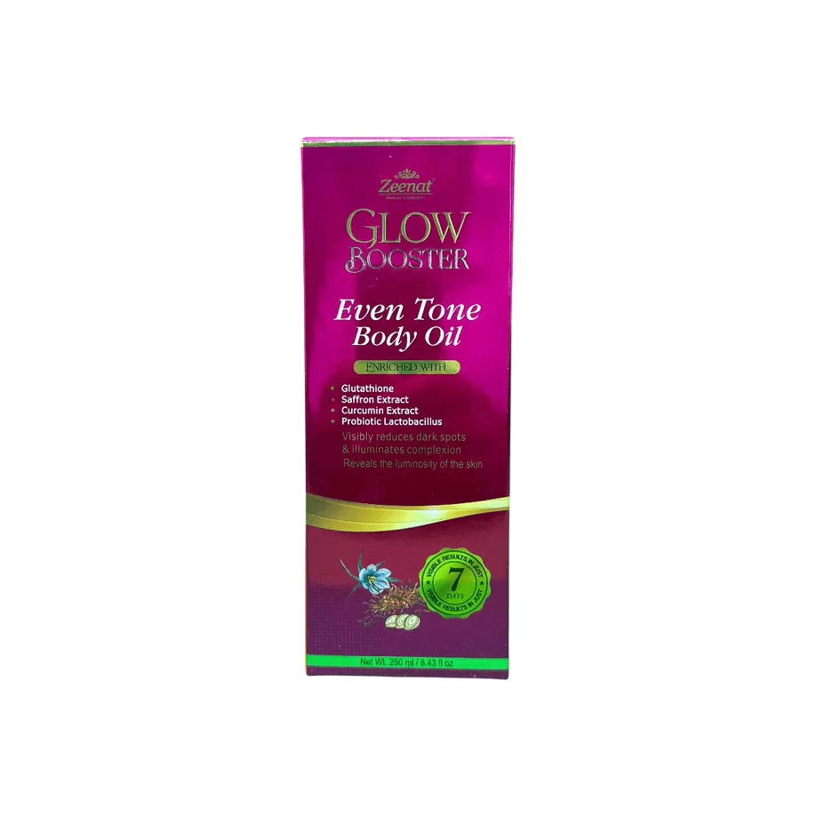 Zeenat Glow Booster EvenTone Body Oil 250ml - gtwtoporld.com
