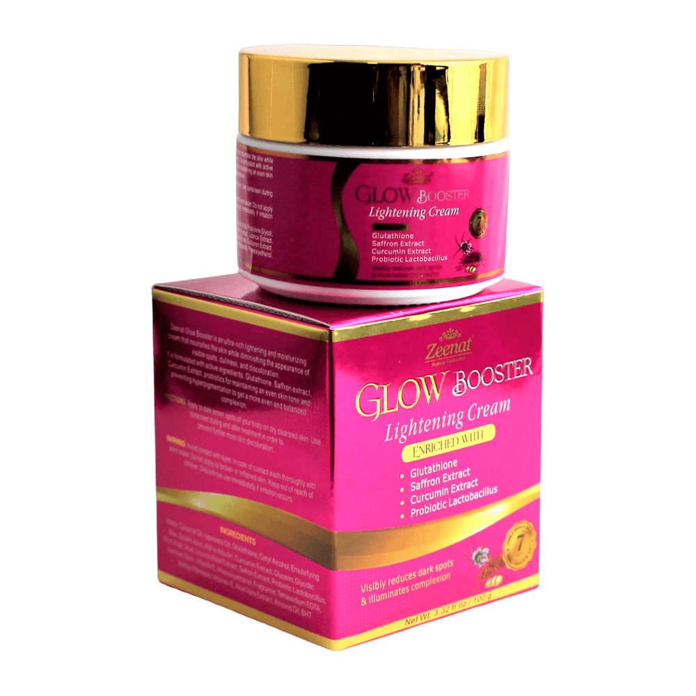 Zeenat Glow Booster Skin Lightening Cream 3.32 Oz / 100 g - gtwtoporld.com