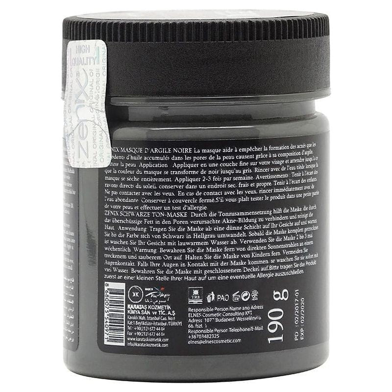 Zenix Black Mask Clay Effect 190g - gtwtoporld.com