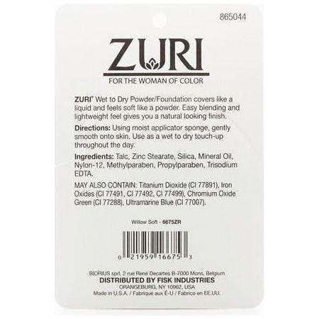Zuri Naturally Sheer Wet to Dry Powder/Foundation 11g - gtwtoporld.com