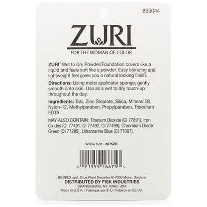 Zuri Naturally Sheer Wet to Dry Powder/Foundation 11g - gtwtoporld.com